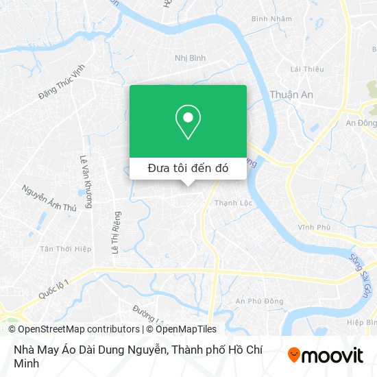 Bản đồ Nhà May Áo Dài Dung Nguyễn