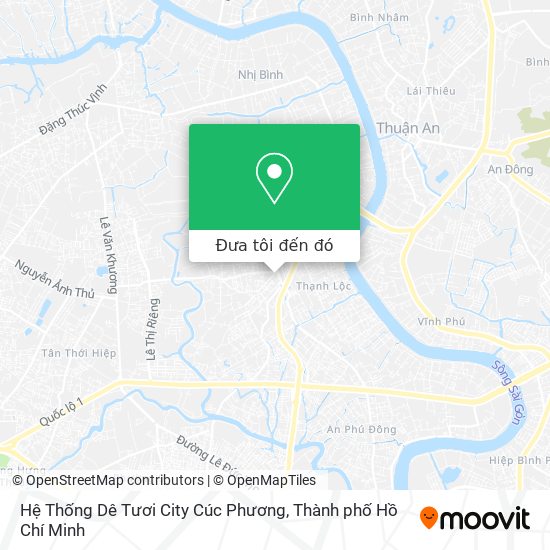 Bản đồ Hệ Thống Dê Tươi City Cúc Phương