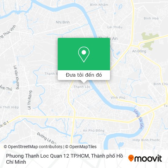 Bản đồ Phuong Thanh Loc Quan 12 TP.HCM