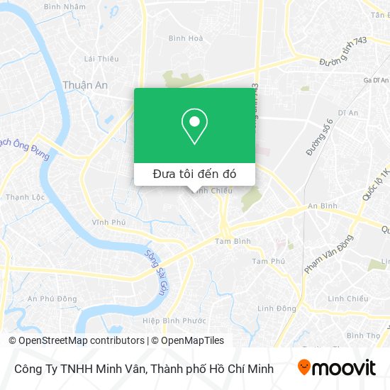 Bản đồ Công Ty TNHH Minh Vân