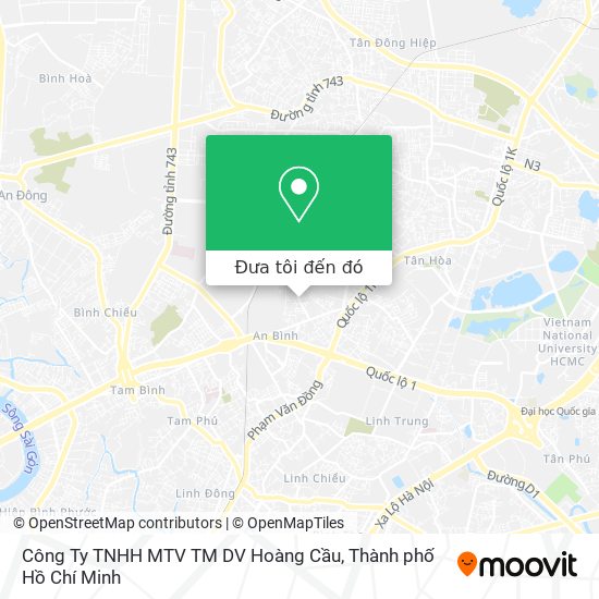 Bản đồ Công Ty TNHH MTV TM DV Hoàng Cầu