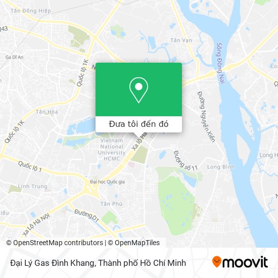 Bản đồ Đại Lý Gas Đình Khang
