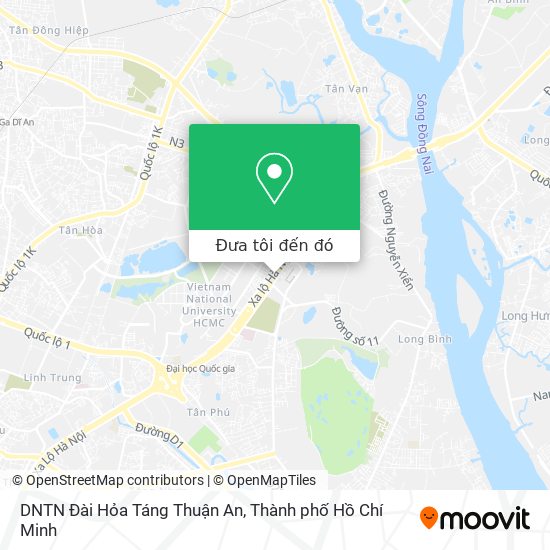Bản đồ DNTN Đài Hỏa Táng Thuận An