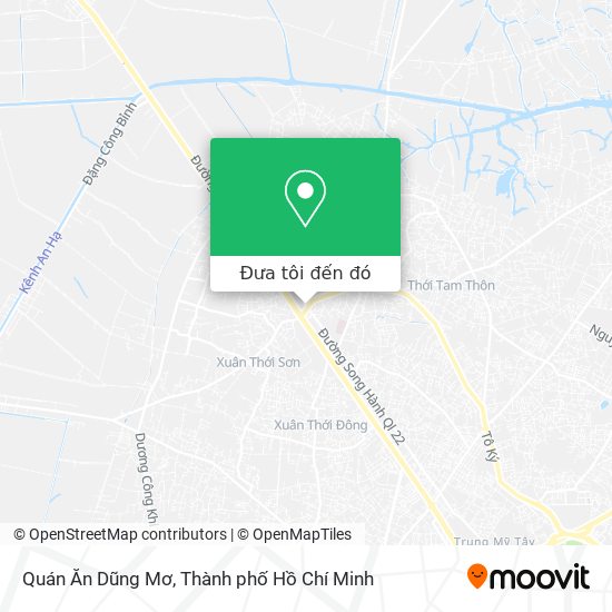 Bản đồ Quán Ăn Dũng Mơ