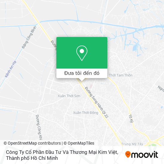 Bản đồ Công Ty Cổ Phần Đầu Tư Và Thương Mại Kim Việt