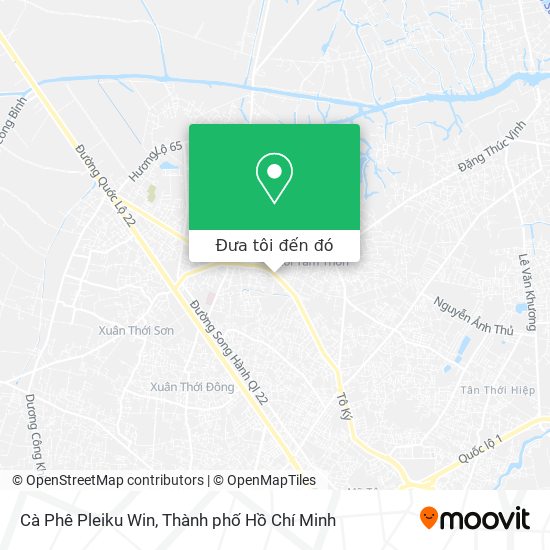 Bản đồ Cà Phê Pleiku Win