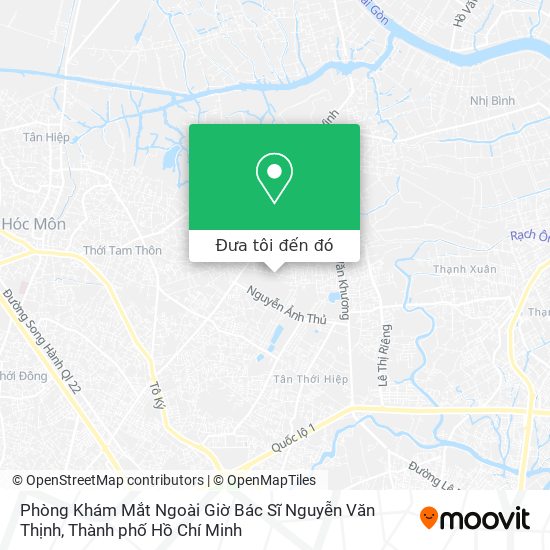Bản đồ Phòng Khám Mắt Ngoài Giờ Bác Sĩ Nguyễn Văn Thịnh