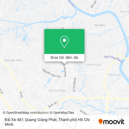 Bản đồ Bãi Xe 481 Quang Giảng Phát
