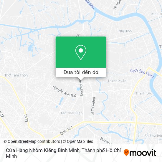Bản đồ Cửa Hàng Nhôm Kiếng Bình Minh