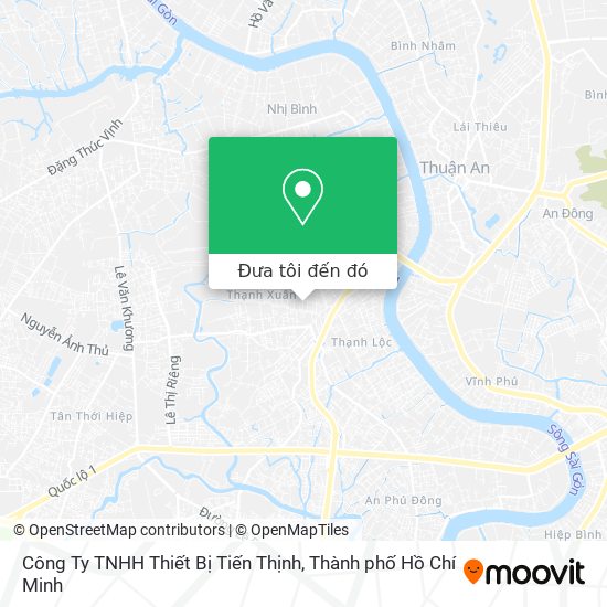Bản đồ Công Ty TNHH Thiết Bị Tiến Thịnh