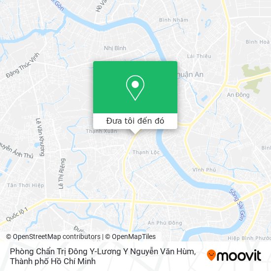 Bản đồ Phòng Chẩn Trị Đông Y-Lương Y Nguyễn Văn Hùm
