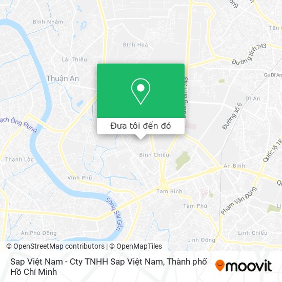 Bản đồ Sap Việt Nam - Cty TNHH Sap Việt Nam