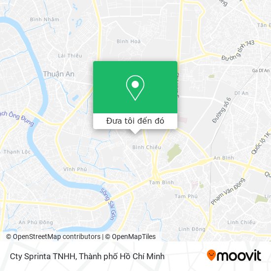 Bản đồ Cty Sprinta TNHH