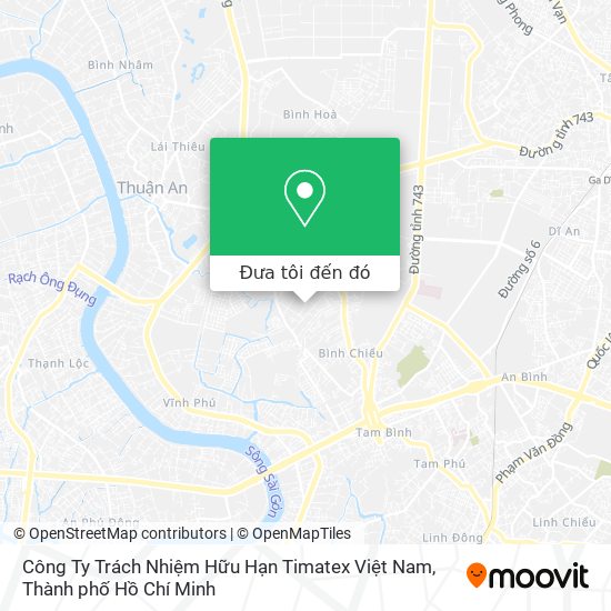Bản đồ Công Ty Trách Nhiệm Hữu Hạn Timatex Việt Nam