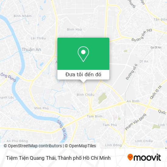 Bản đồ Tiệm Tiện Quang Thái