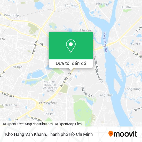 Bản đồ Kho Hàng Vân Khanh