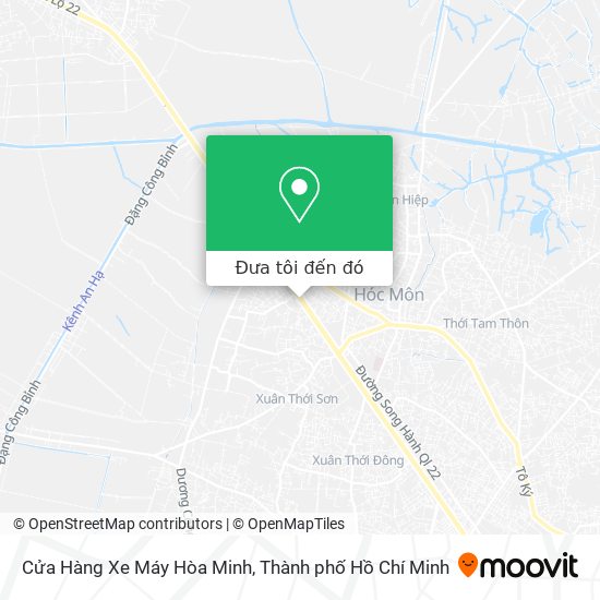 Bản đồ Cửa Hàng Xe Máy Hòa Minh