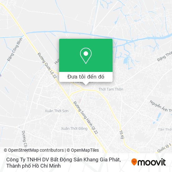 Bản đồ Công Ty TNHH DV Bất Động Sản Khang Gia Phát