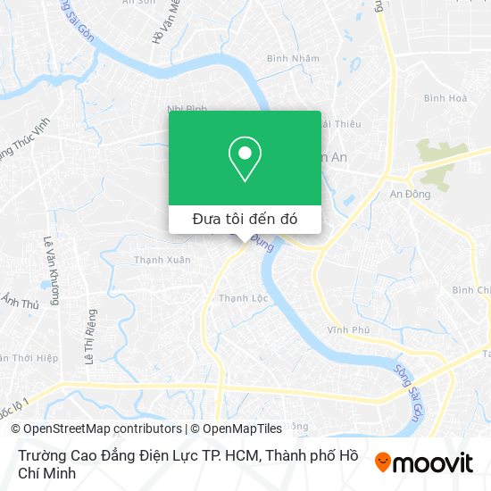 Bản đồ Trường Cao Đẳng Điện Lực TP. HCM