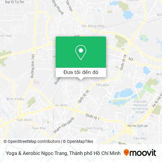 Bản đồ Yoga & Aerobic Ngọc Trang