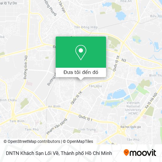 Bản đồ DNTN Khách Sạn Lối Về