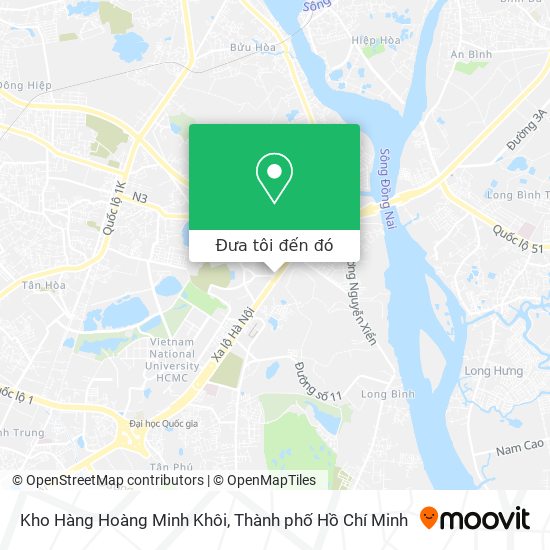Bản đồ Kho Hàng Hoàng Minh Khôi
