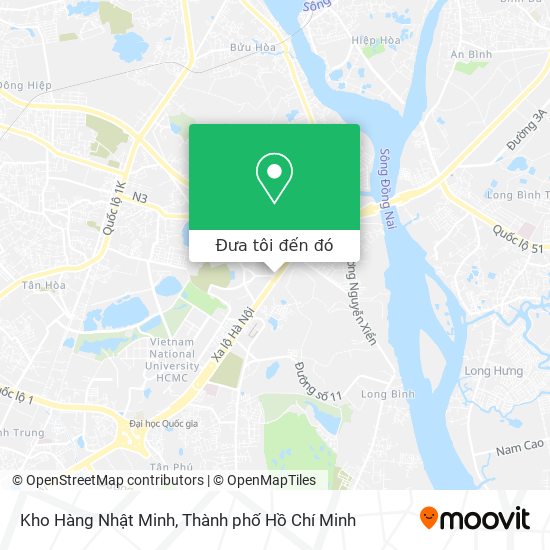 Bản đồ Kho Hàng Nhật Minh