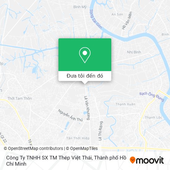 Bản đồ Công Ty TNHH SX TM Thép Việt Thái
