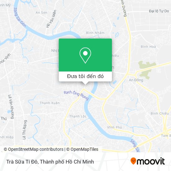 Bản đồ Trà Sữa Tí Đô