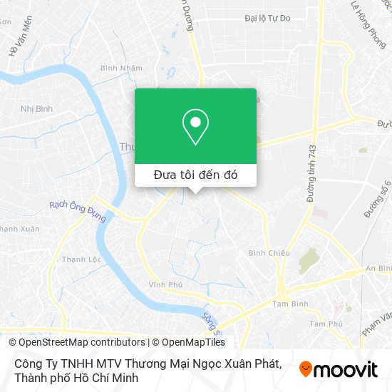 Bản đồ Công Ty TNHH MTV Thương Mại Ngọc Xuân Phát