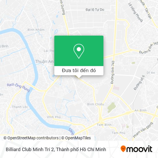 Bản đồ Billiard Club Minh Trí 2