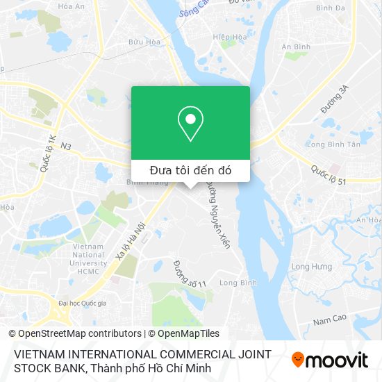 Bản đồ VIETNAM INTERNATIONAL COMMERCIAL JOINT STOCK BANK