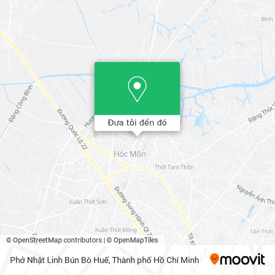 Bản đồ Phở Nhật Linh Bún Bò Huế