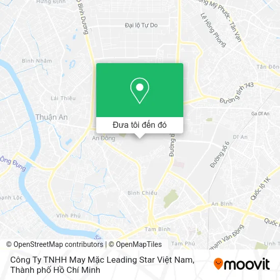Bản đồ Công Ty TNHH May Mặc Leading Star Việt Nam