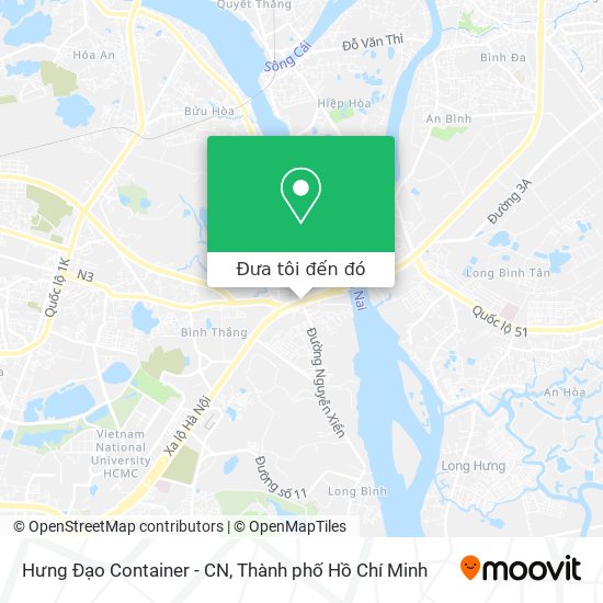 Bản đồ Hưng Đạo Container - CN