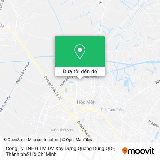 Bản đồ Công Ty TNHH TM DV Xây Dựng Quang Dũng QDF