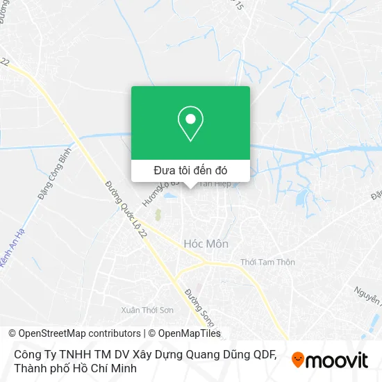 Bản đồ Công Ty TNHH TM DV Xây Dựng Quang Dũng QDF