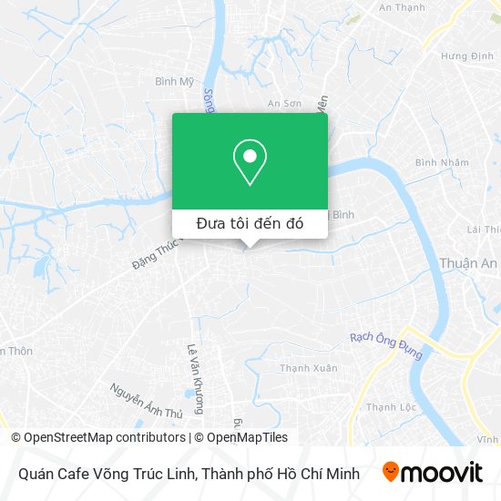 Bản đồ Quán Cafe Võng Trúc Linh