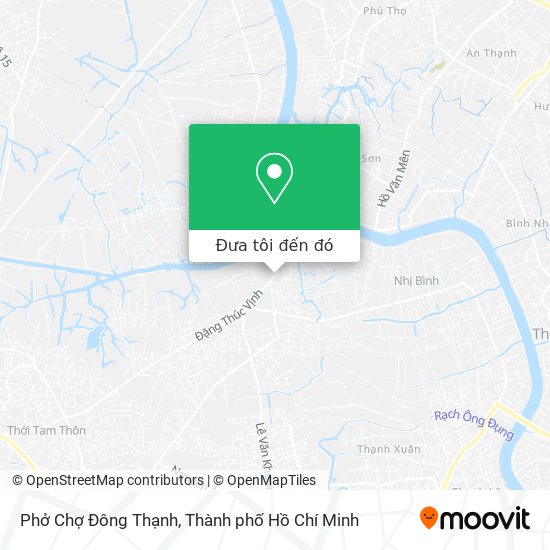 Bản đồ Phở Chợ Đông Thạnh