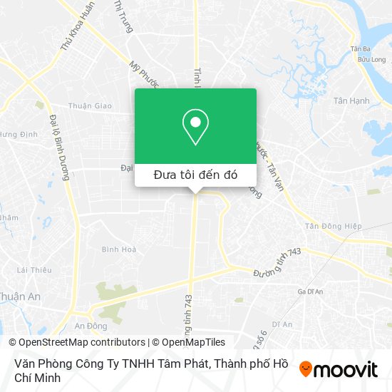Bản đồ Văn Phòng Công Ty TNHH Tâm Phát