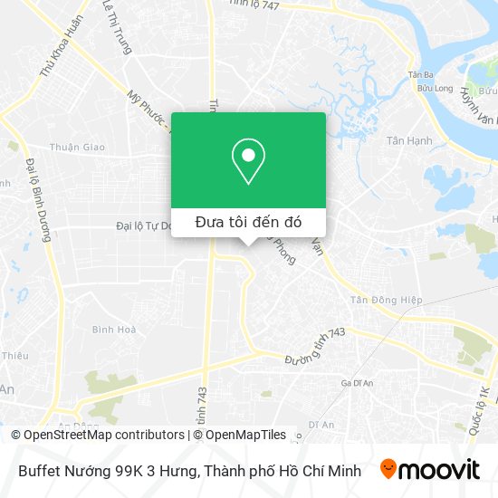 Bản đồ Buffet Nướng 99K 3 Hưng