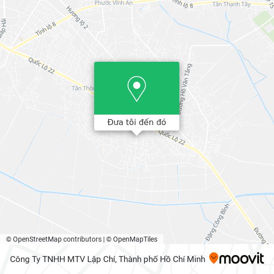Bản đồ Công Ty TNHH MTV Lập Chí