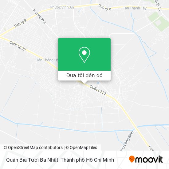 Bản đồ Quán Bia Tươi Ba Nhất