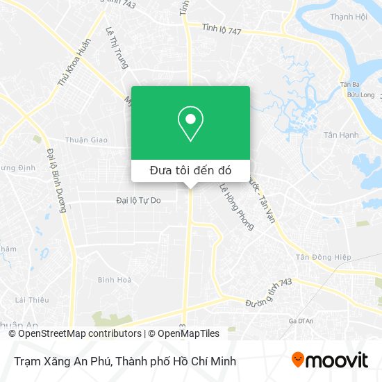 Bản đồ Trạm Xăng An Phú