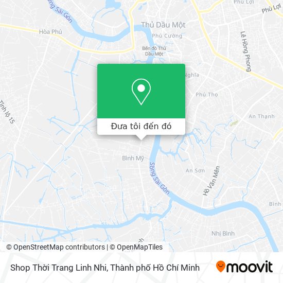 Bản đồ Shop Thời Trang Linh Nhi