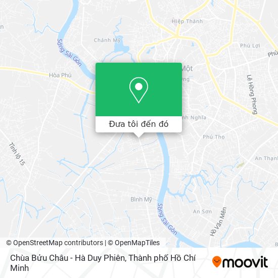 Bản đồ Chùa Bửu Châu - Hà Duy Phiên