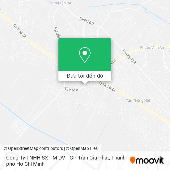 Bản đồ Công Ty TNHH SX TM DV TGP Trần Gia Phát