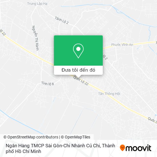 Bản đồ Ngân Hàng TMCP Sài Gòn-Chi Nhánh Củ Chi