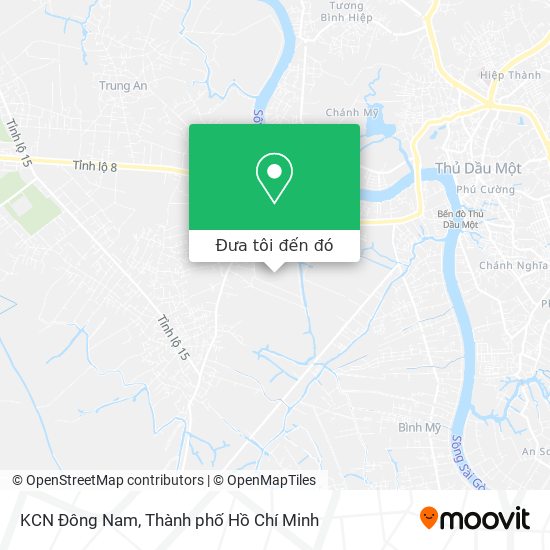 Bản đồ KCN Đông Nam