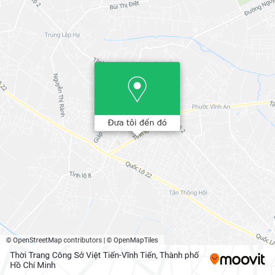 Bản đồ Thời Trang Công Sở Việt Tiến-Vĩnh Tiến